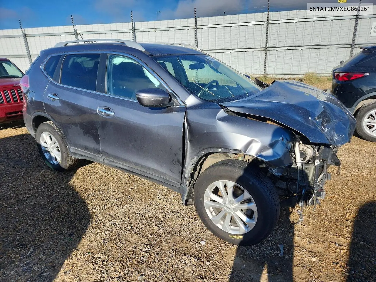 2014 NISSAN ROGUE VIN 5N1AT2MVXEC860261 — фото 4
