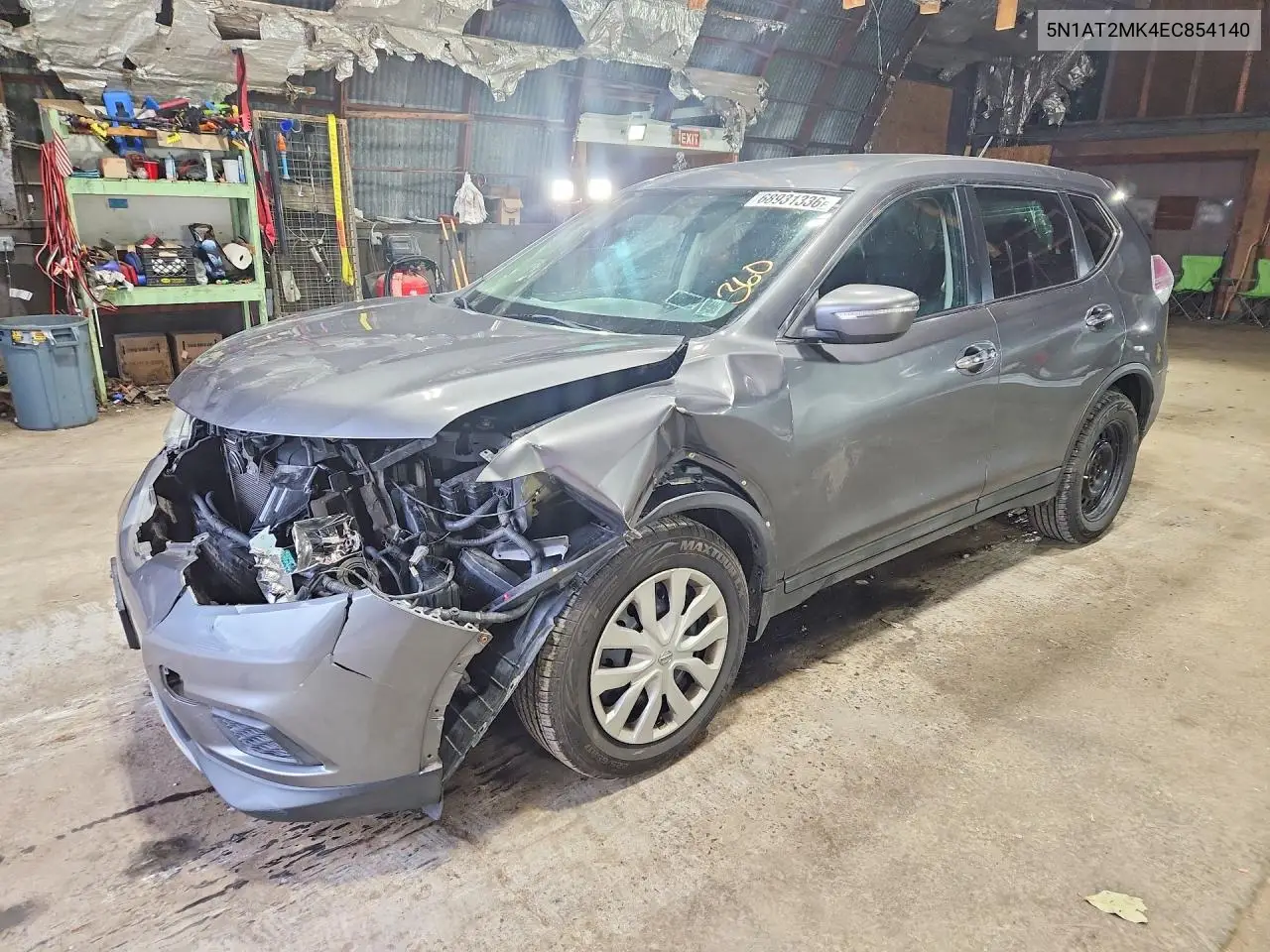 NISSAN ROGUE 2014, VIN 5N1AT2MK4EC854140