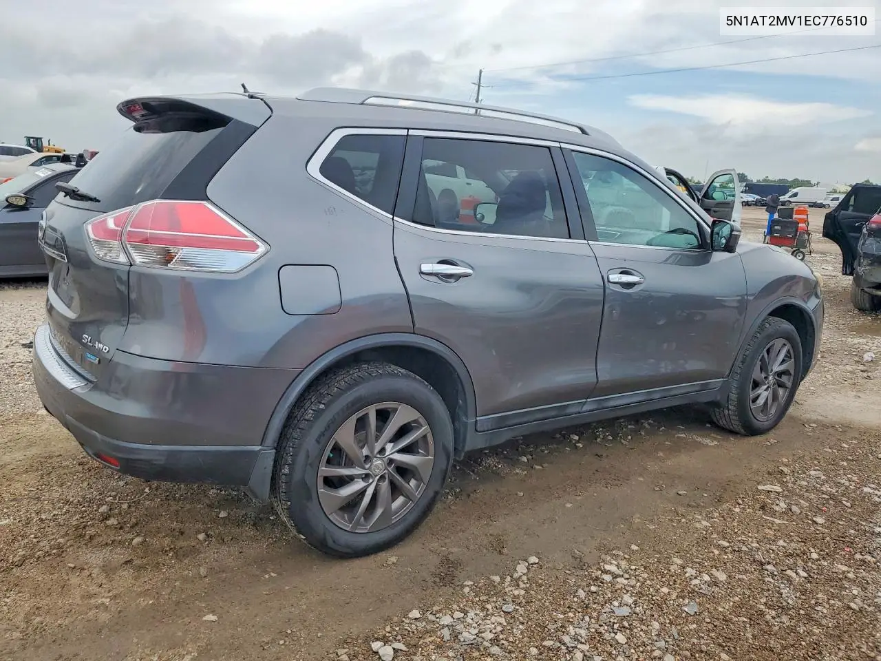 2014 NISSAN ROGUE VIN 5N1AT2MV1EC776510 — фото 3