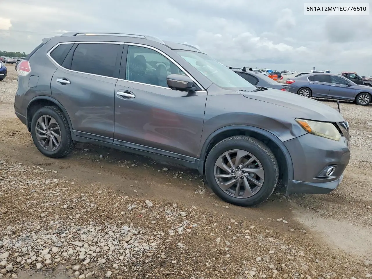 2014 NISSAN ROGUE VIN 5N1AT2MV1EC776510 — фото 4