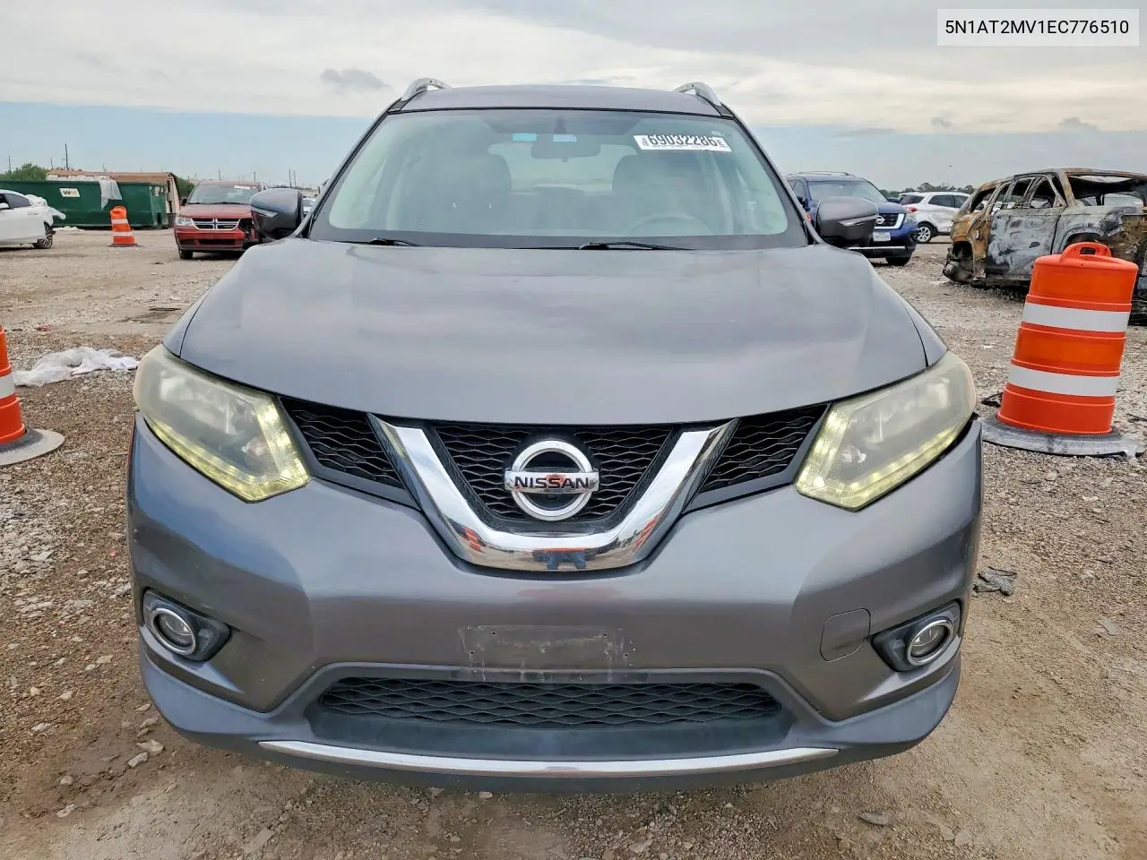 2014 NISSAN ROGUE VIN 5N1AT2MV1EC776510 — фото 5