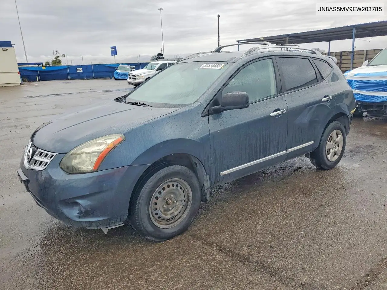 NISSAN ROGUE 2014, VIN JN8AS5MV9EW203785
