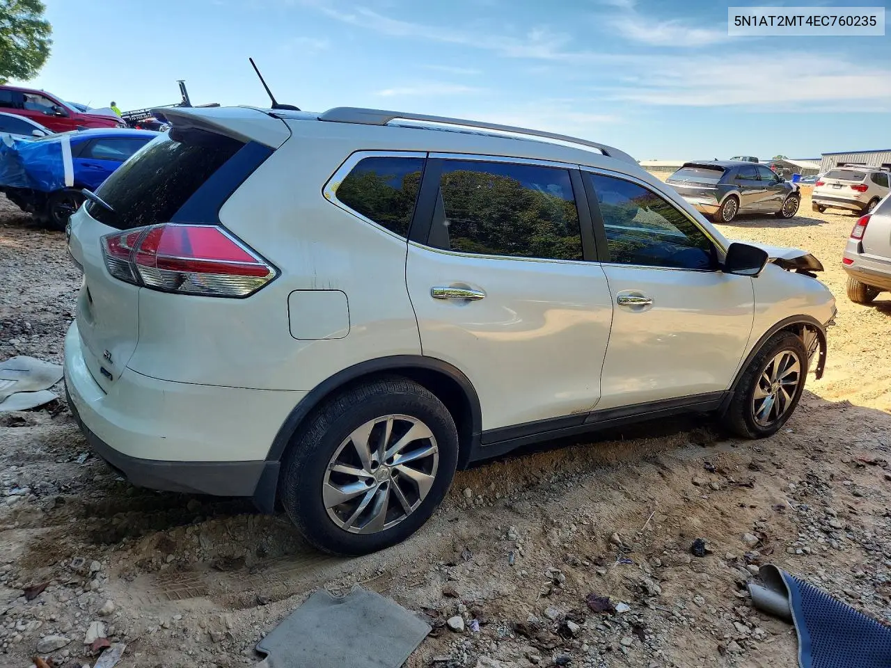 2014 NISSAN ROGUE VIN 5N1AT2MT4EC760235 — фото 3