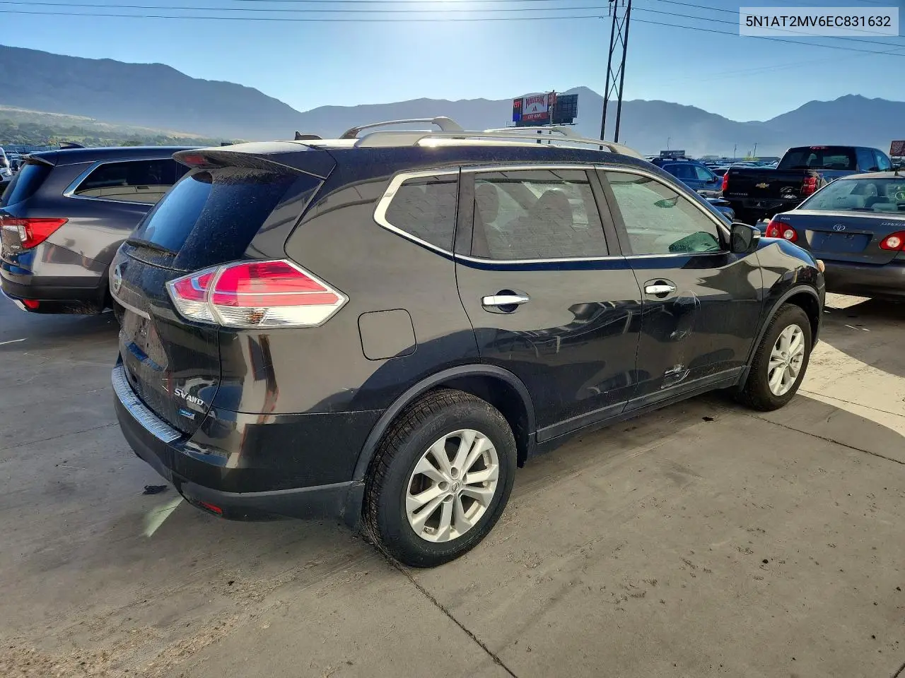 2014 NISSAN ROGUE VIN 5N1AT2MV6EC831632 — фото 3