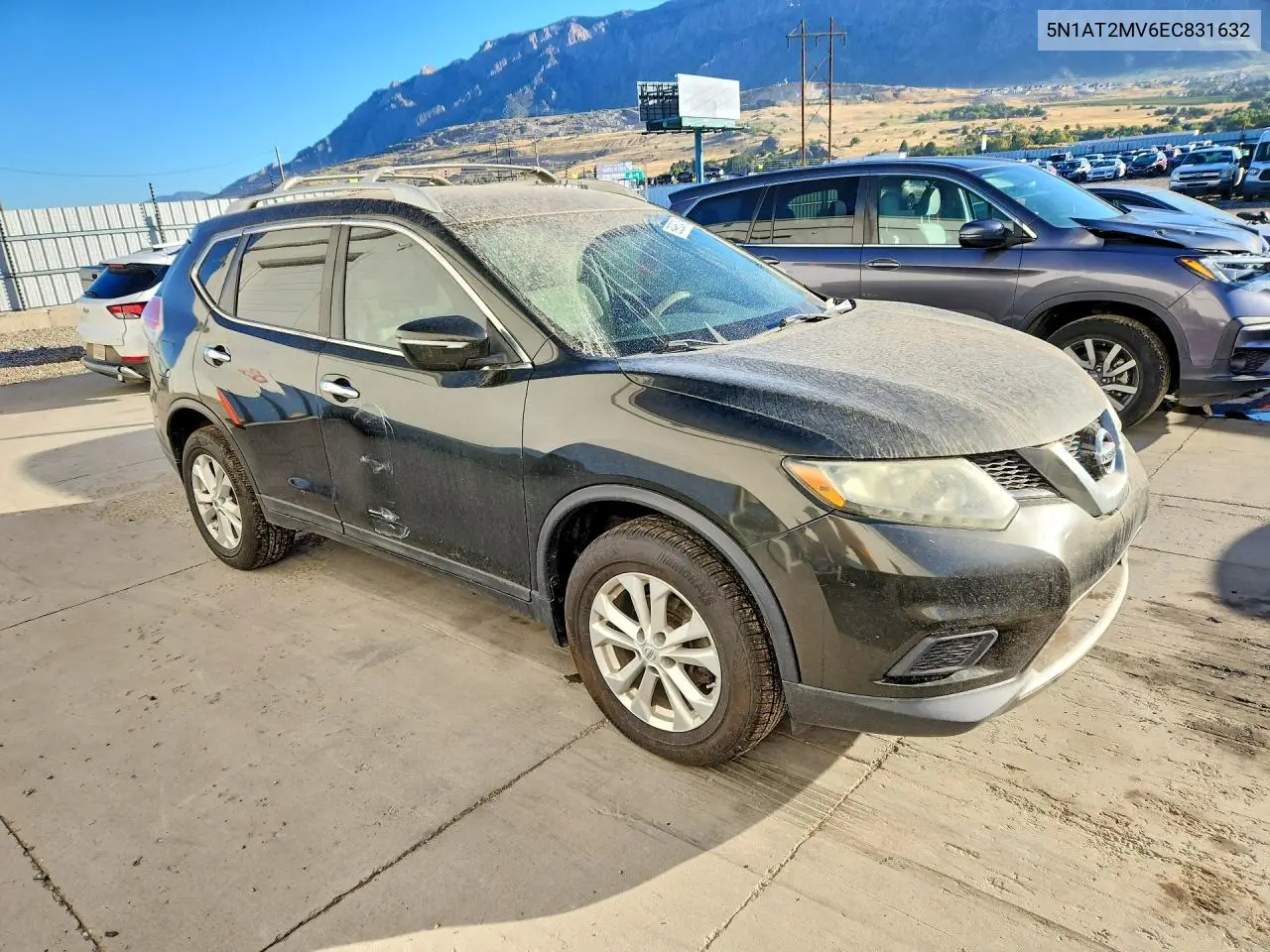 2014 NISSAN ROGUE VIN 5N1AT2MV6EC831632 — фото 4