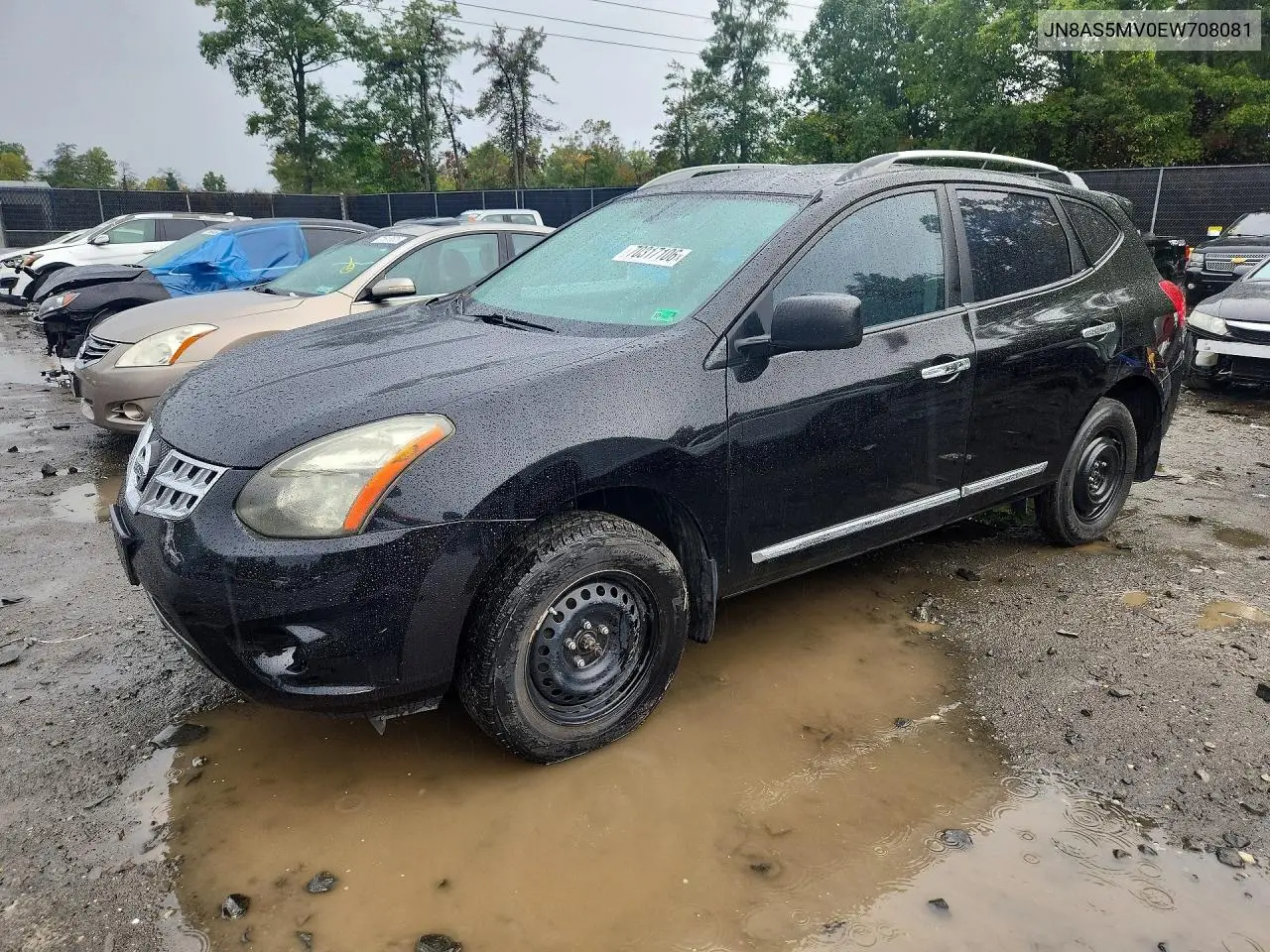 NISSAN ROGUE 2014, VIN JN8AS5MV0EW708081