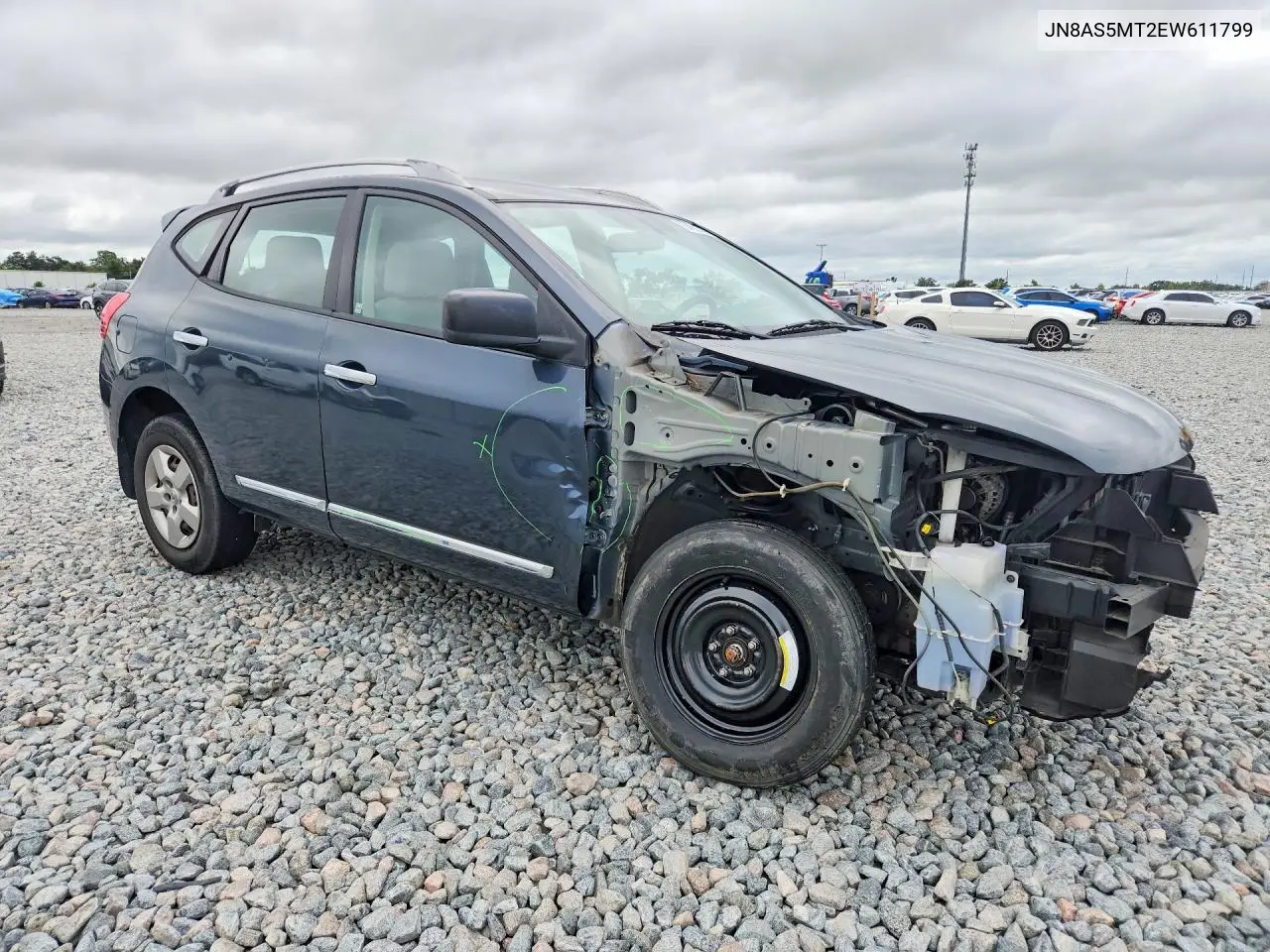 2014 NISSAN ROGUE VIN JN8AS5MT2EW611799 — фото 4