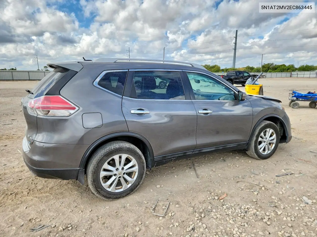 2014 NISSAN ROGUE VIN 5N1AT2MV2EC863445 — фото 3