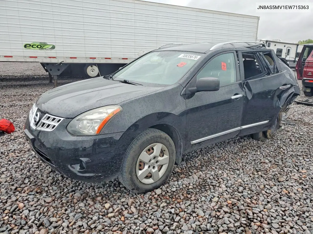 NISSAN ROGUE 2014, VIN JN8AS5MV1EW715363