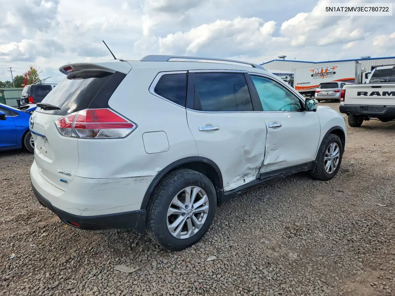 2014 NISSAN ROGUE VIN 5N1AT2MV3EC780722 — фото 3