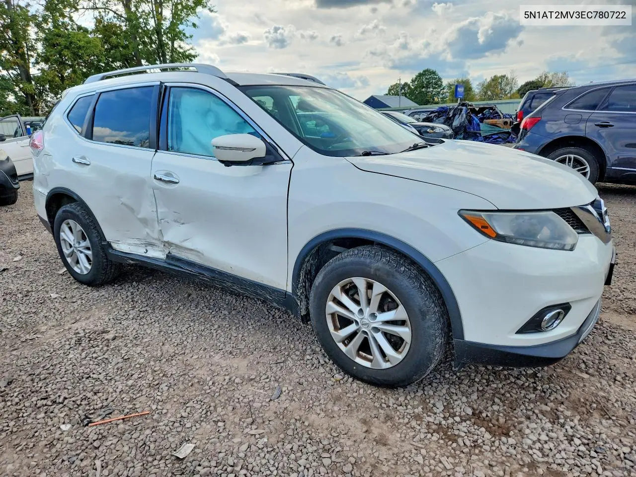 2014 NISSAN ROGUE VIN 5N1AT2MV3EC780722 — фото 4