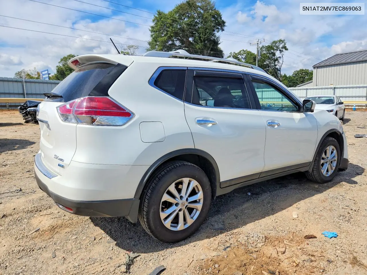 2014 NISSAN ROGUE VIN 5N1AT2MV7EC869063 — фото 3