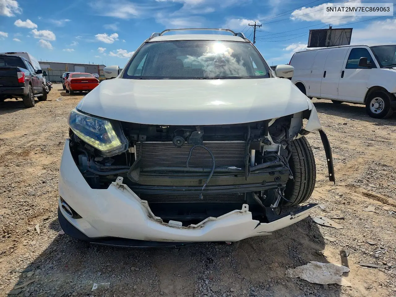 2014 NISSAN ROGUE VIN 5N1AT2MV7EC869063 — фото 5