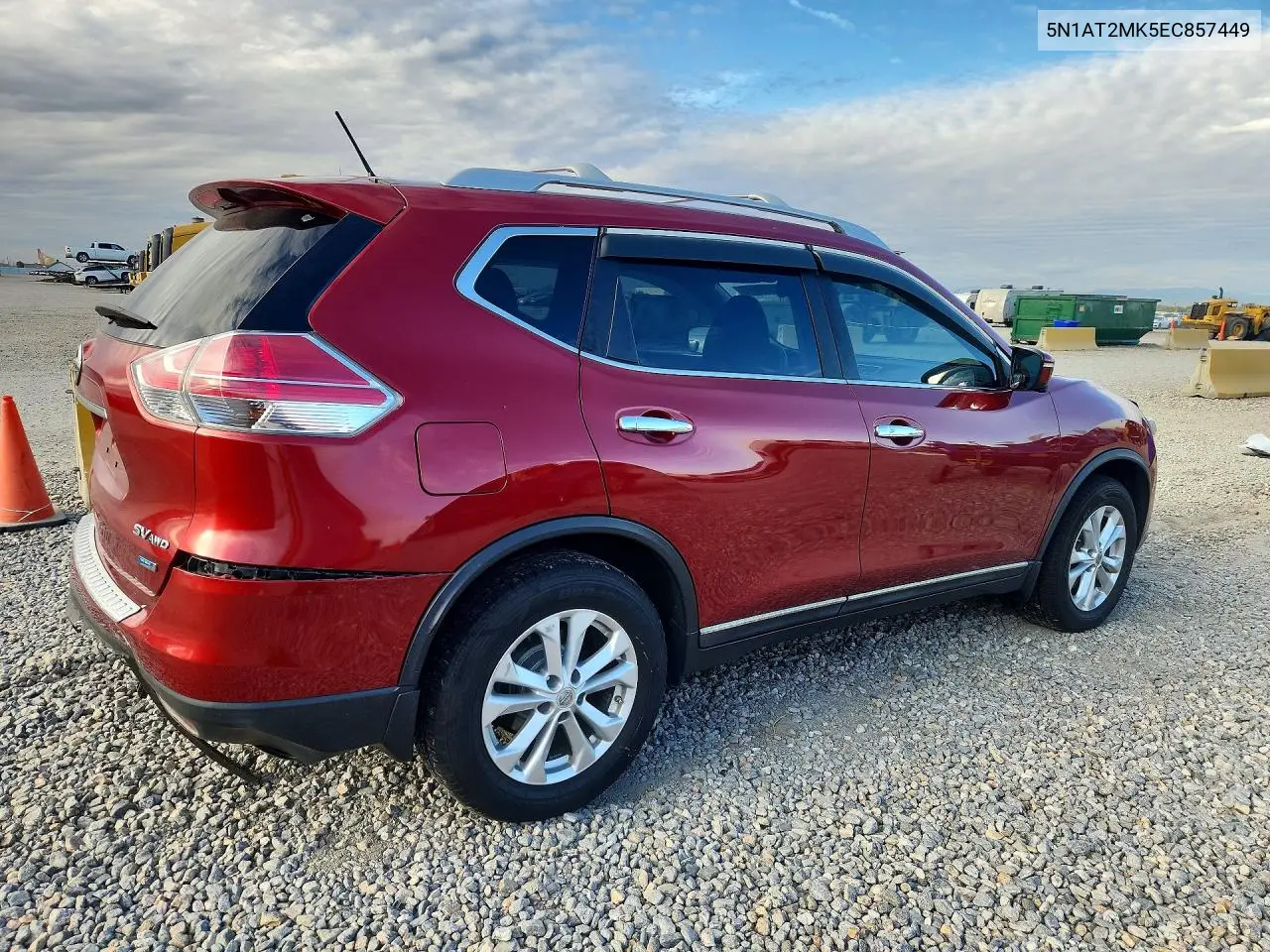 2014 NISSAN ROGUE VIN 5N1AT2MK5EC857449 — фото 3