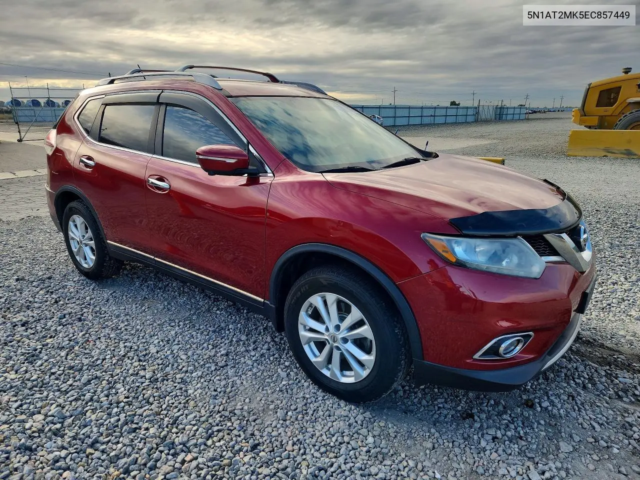 2014 NISSAN ROGUE VIN 5N1AT2MK5EC857449 — фото 4