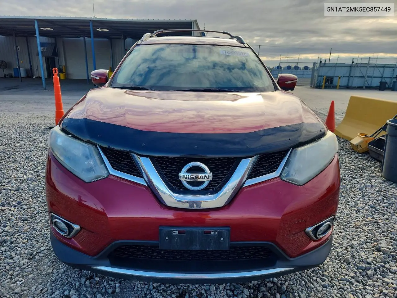 2014 NISSAN ROGUE VIN 5N1AT2MK5EC857449 — фото 5