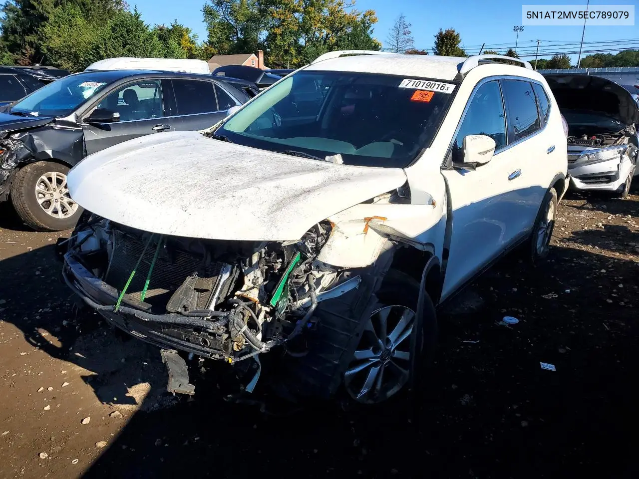 NISSAN ROGUE 2014, VIN 5N1AT2MV5EC789079