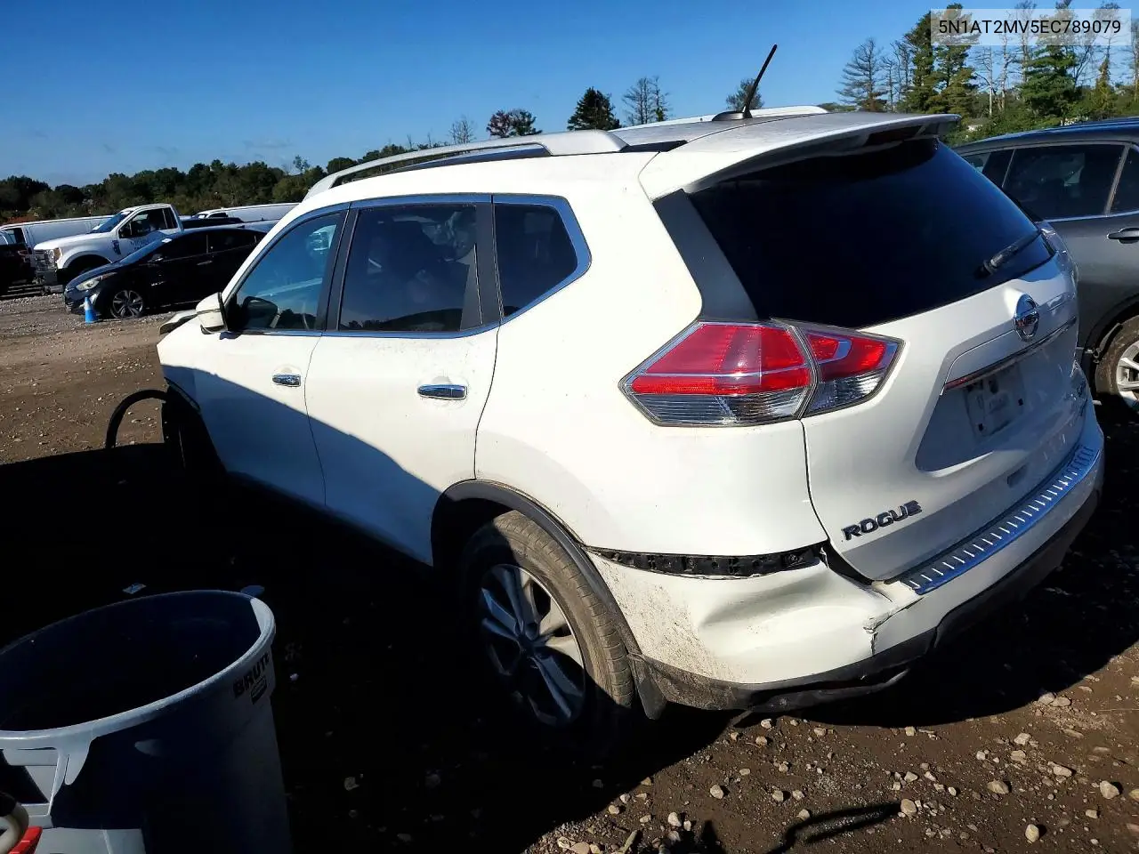 2014 NISSAN ROGUE VIN 5N1AT2MV5EC789079 — фото 2