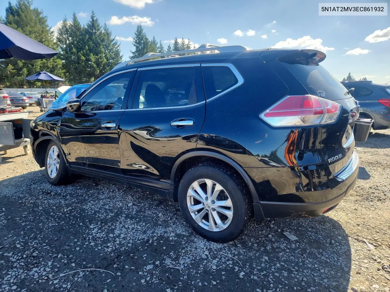 2014 NISSAN ROGUE VIN 5N1AT2MV3EC861932 — фото 2