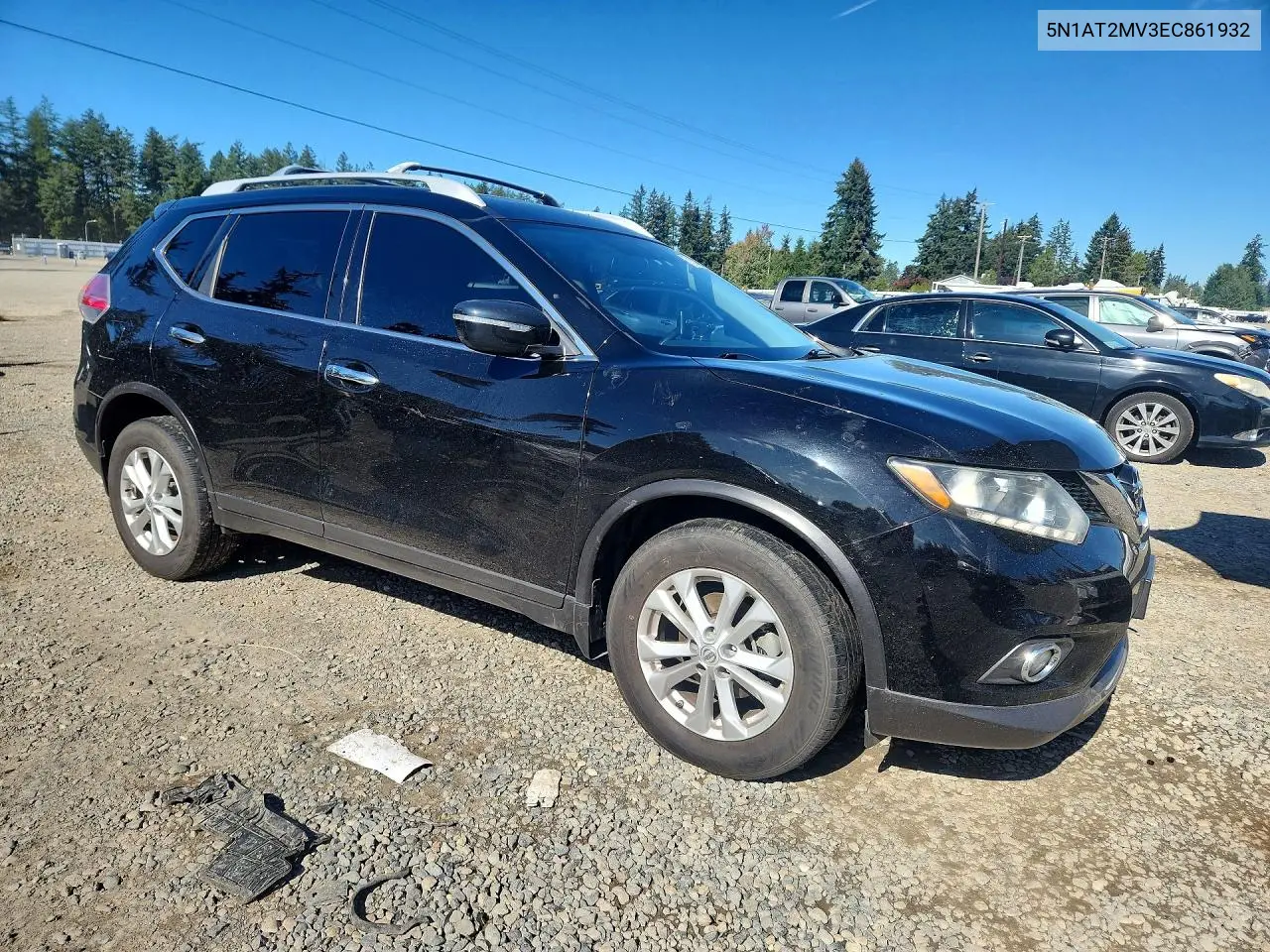 2014 NISSAN ROGUE VIN 5N1AT2MV3EC861932 — фото 4