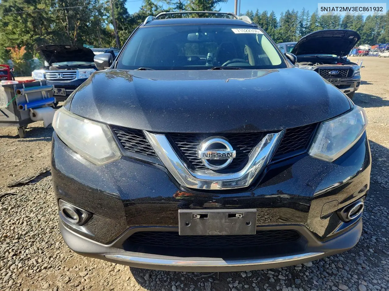 2014 NISSAN ROGUE VIN 5N1AT2MV3EC861932 — фото 5