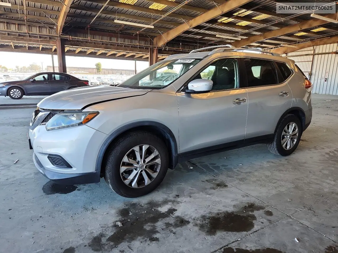 NISSAN ROGUE 2014, VIN 5N1AT2MT6EC760625