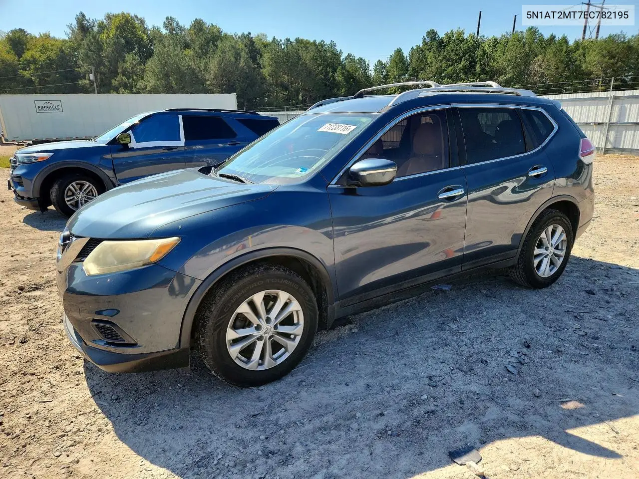 NISSAN ROGUE 2014, VIN 5N1AT2MT7EC782195