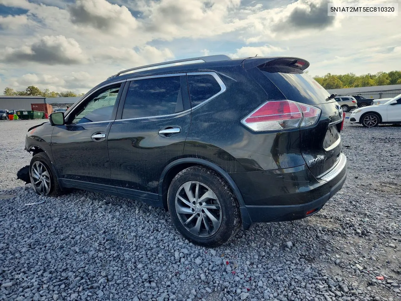 2014 NISSAN ROGUE VIN 5N1AT2MT5EC810320 — фото 2