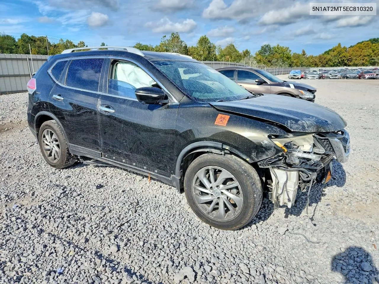 2014 NISSAN ROGUE VIN 5N1AT2MT5EC810320 — фото 4
