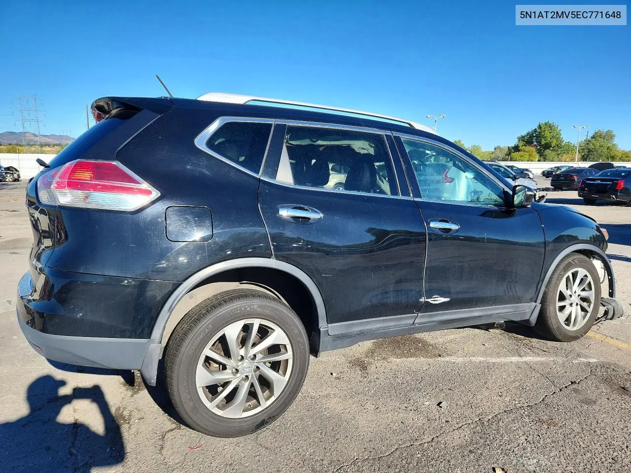 2014 NISSAN ROGUE VIN 5N1AT2MV5EC771648 — фото 3