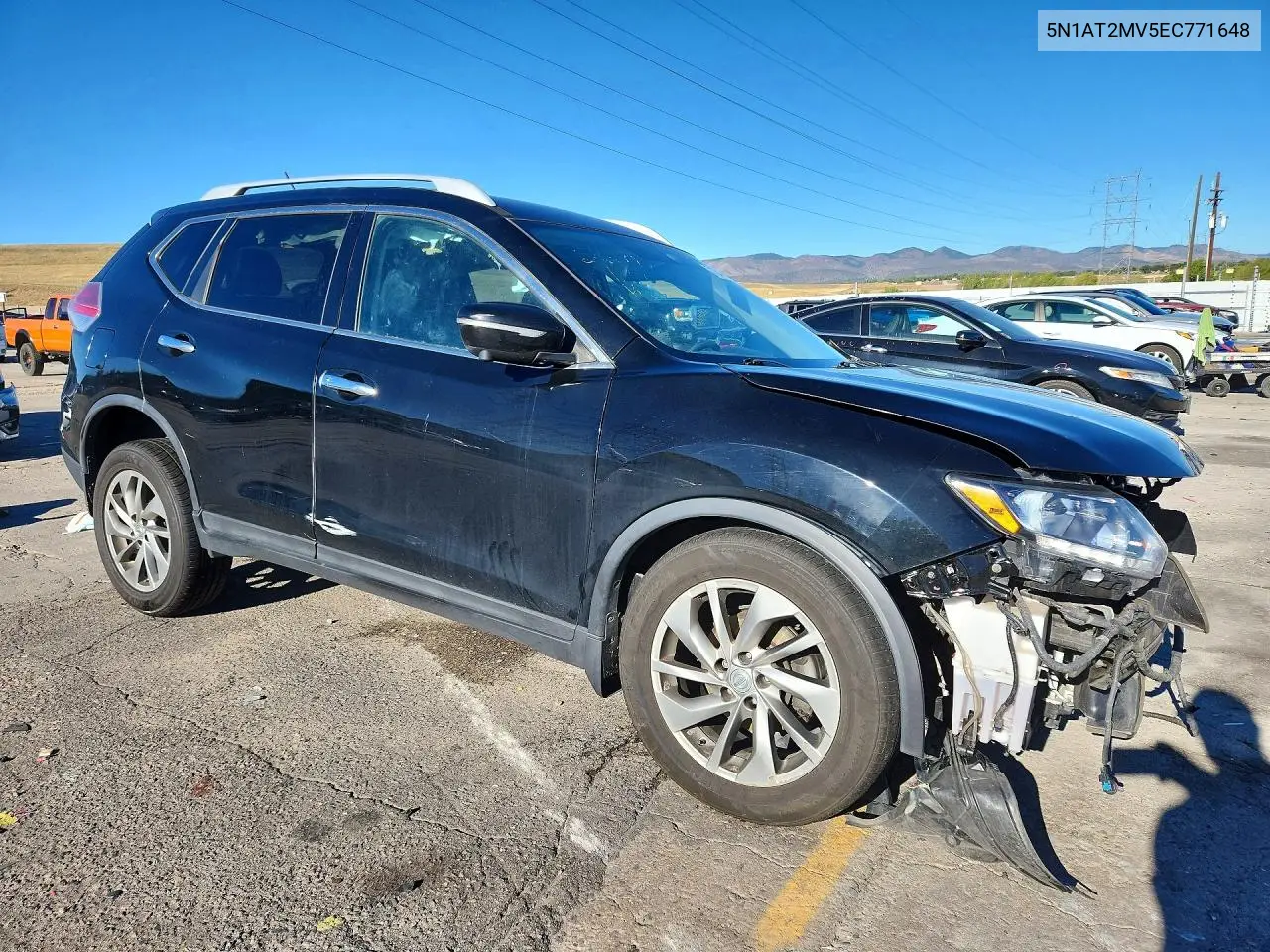 2014 NISSAN ROGUE VIN 5N1AT2MV5EC771648 — фото 4