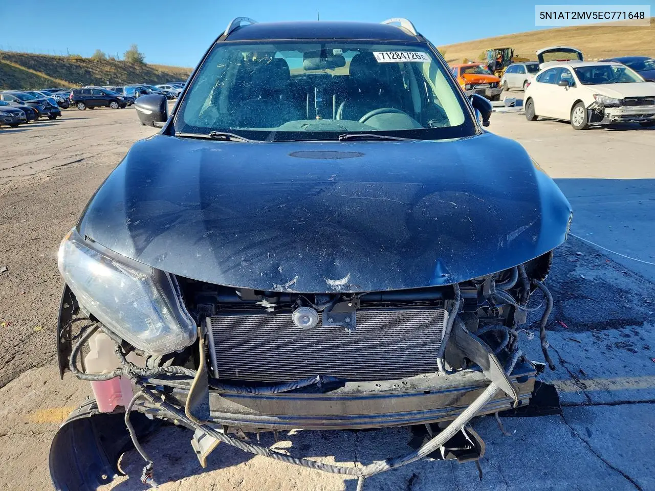 2014 NISSAN ROGUE VIN 5N1AT2MV5EC771648 — фото 5