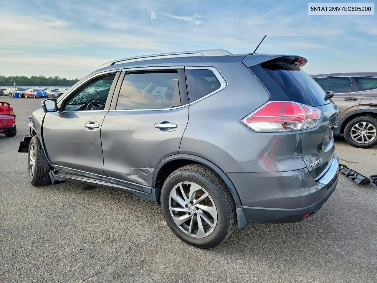 2014 NISSAN ROGUE VIN 5N1AT2MV7EC805900 — фото 2