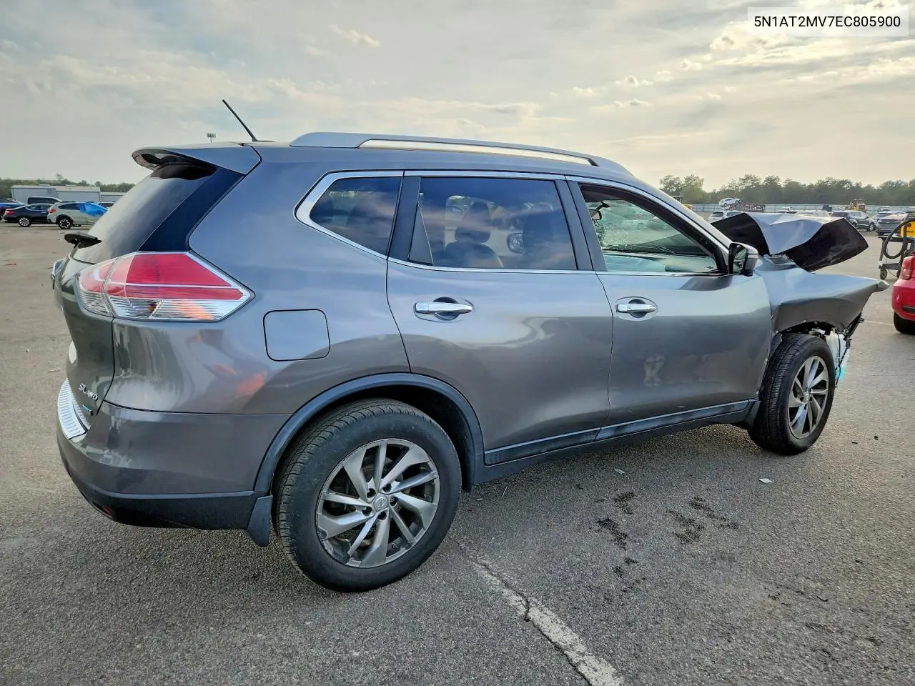 2014 NISSAN ROGUE VIN 5N1AT2MV7EC805900 — фото 3