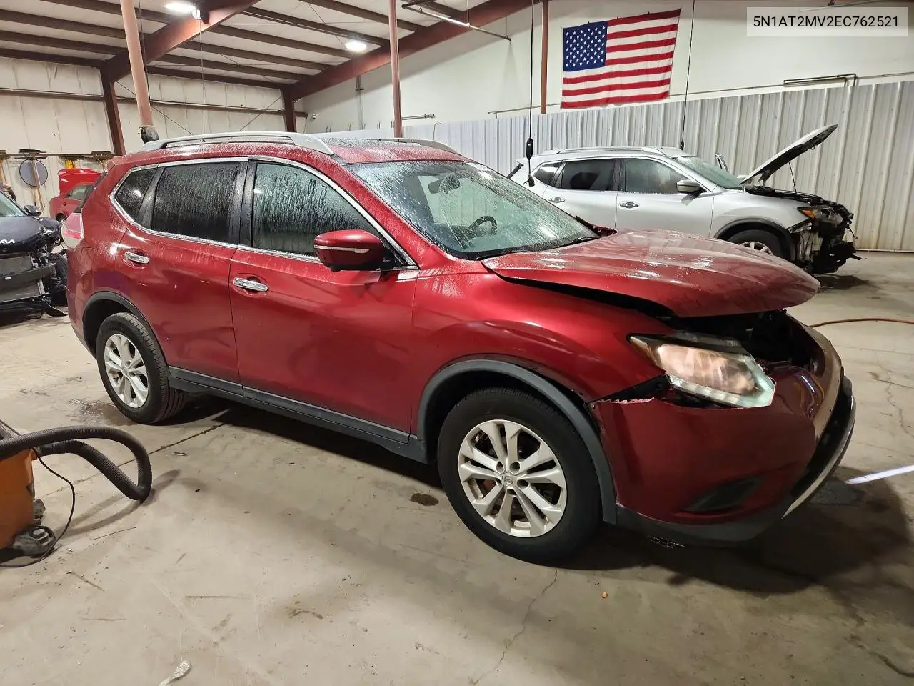 2014 NISSAN ROGUE VIN 5N1AT2MV2EC762521 — фото 4