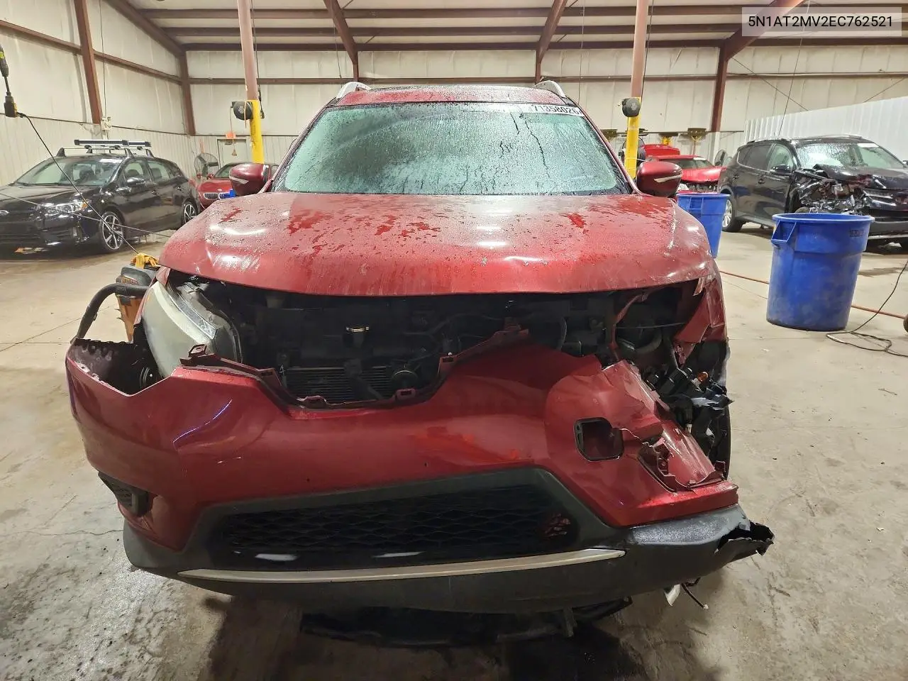 2014 NISSAN ROGUE VIN 5N1AT2MV2EC762521 — фото 5