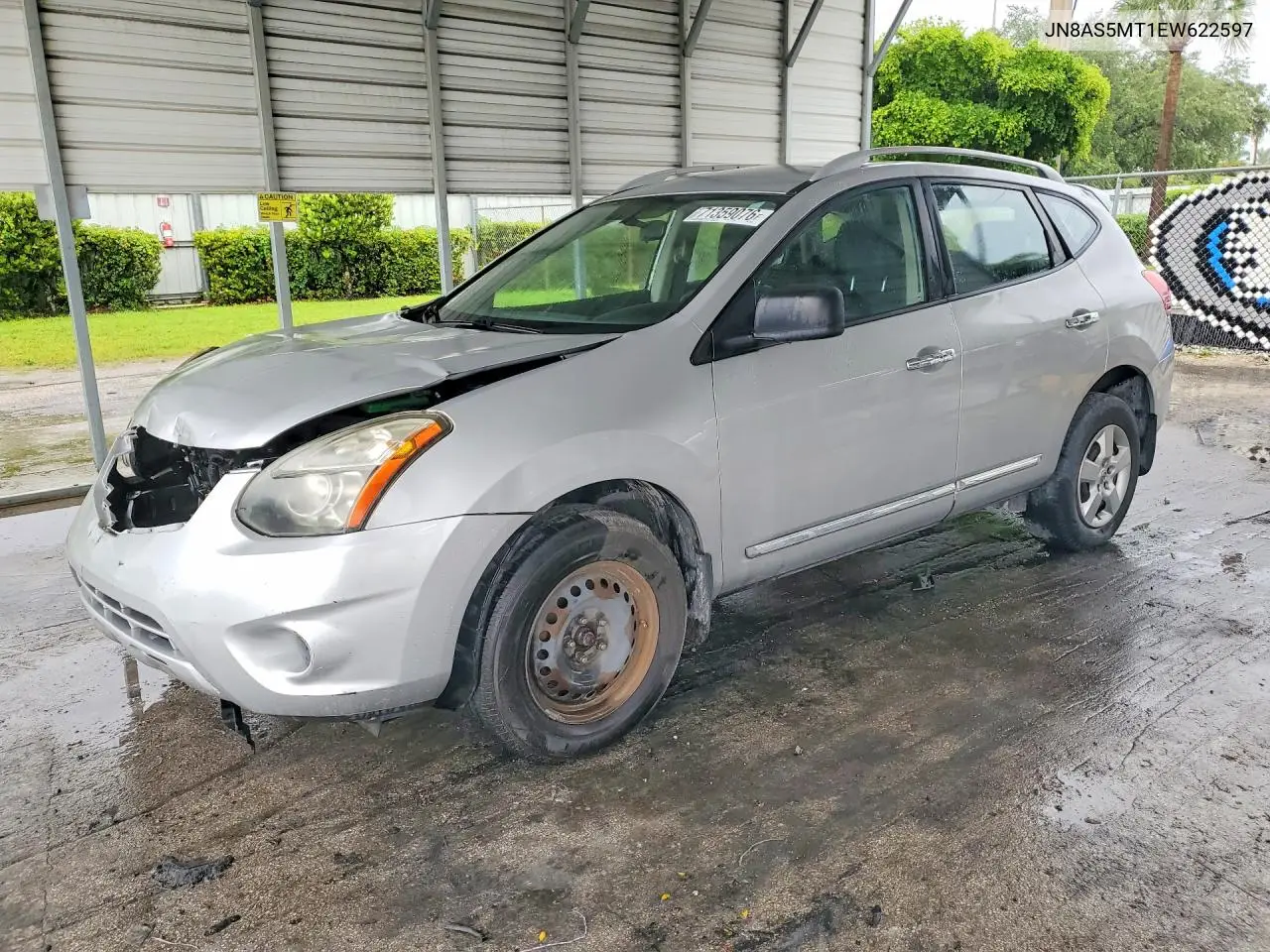 NISSAN ROGUE 2014, VIN JN8AS5MT1EW622597