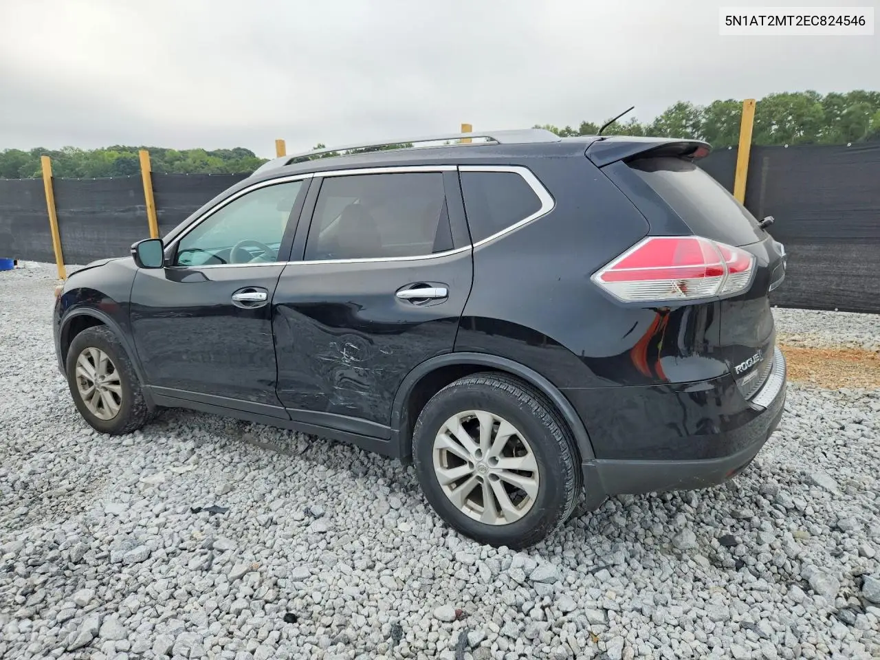 2014 NISSAN ROGUE VIN 5N1AT2MT2EC824546 — фото 2