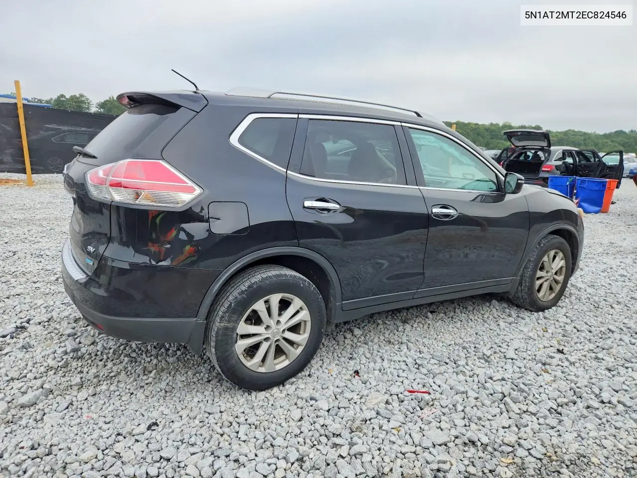 2014 NISSAN ROGUE VIN 5N1AT2MT2EC824546 — фото 3
