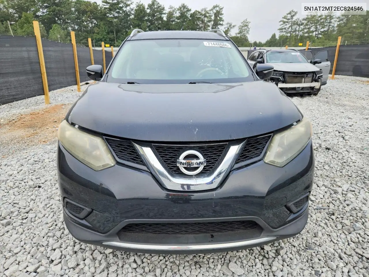 2014 NISSAN ROGUE VIN 5N1AT2MT2EC824546 — фото 5