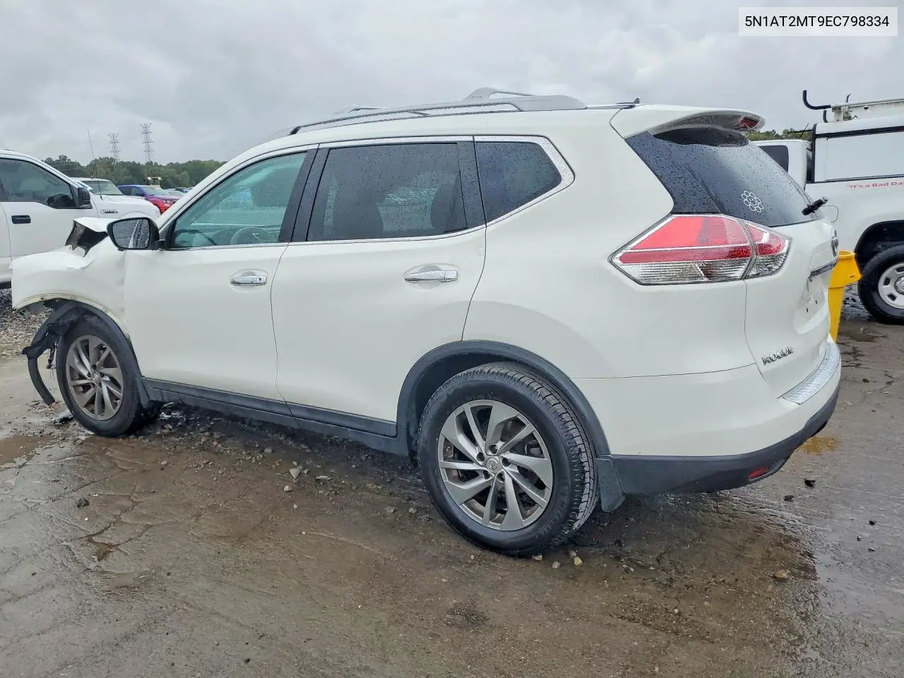 2014 NISSAN ROGUE VIN 5N1AT2MT9EC798334 — фото 2