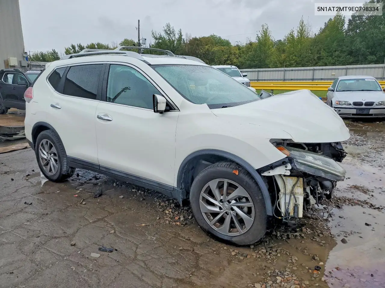 2014 NISSAN ROGUE VIN 5N1AT2MT9EC798334 — фото 4