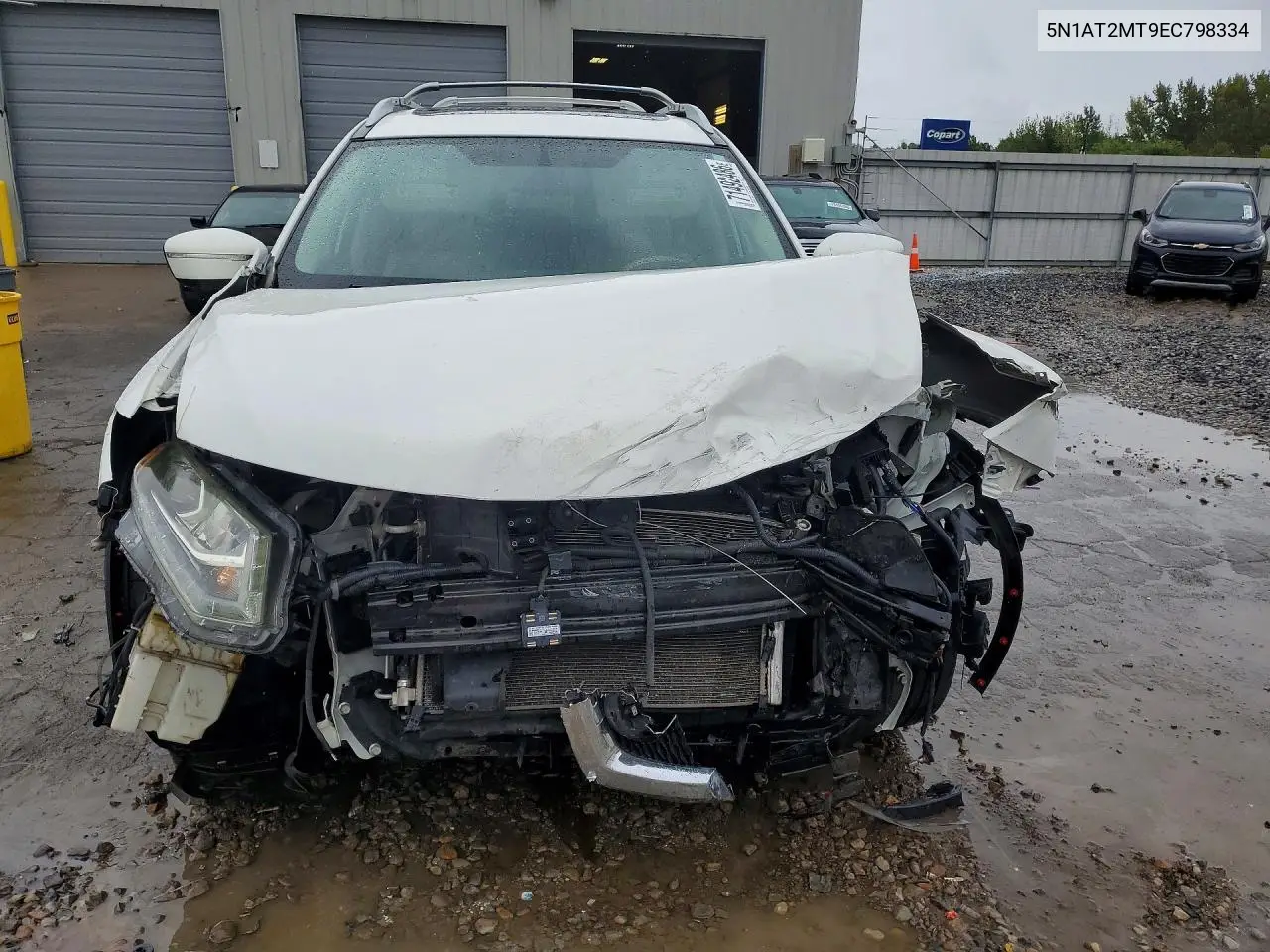 2014 NISSAN ROGUE VIN 5N1AT2MT9EC798334 — фото 5
