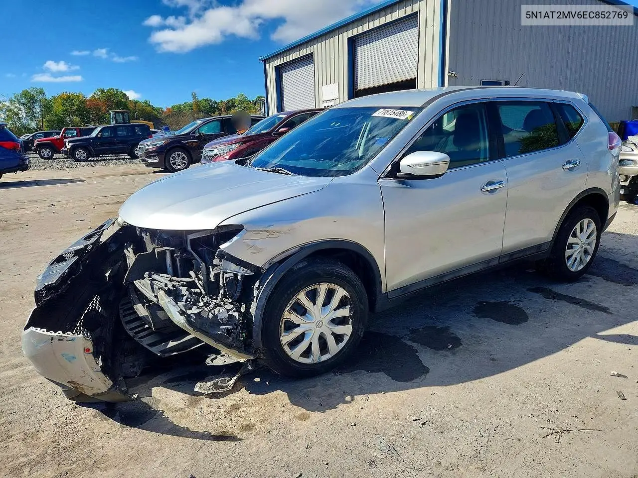 NISSAN ROGUE 2014, VIN 5N1AT2MV6EC852769