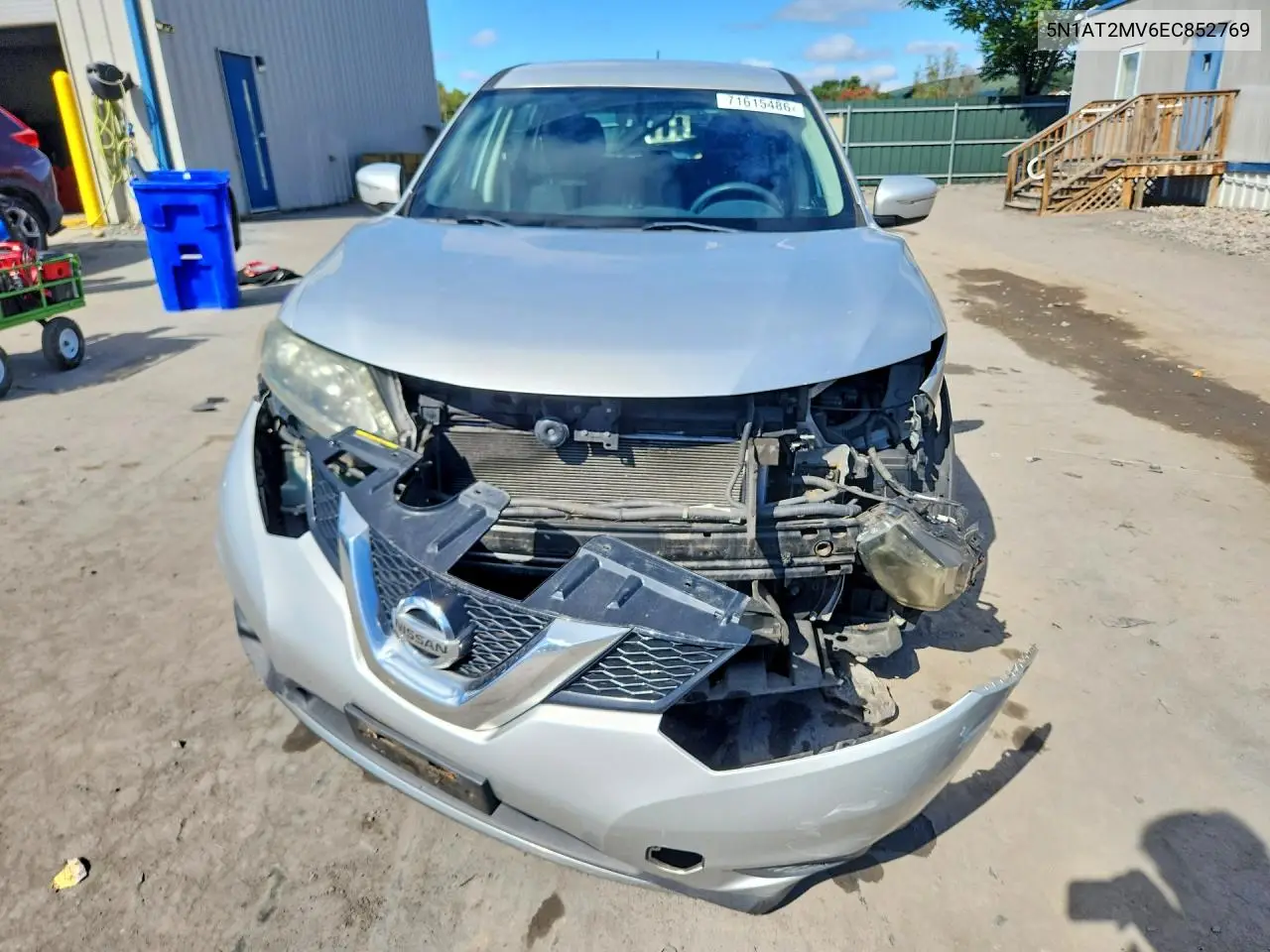 2014 NISSAN ROGUE VIN 5N1AT2MV6EC852769 — фото 5