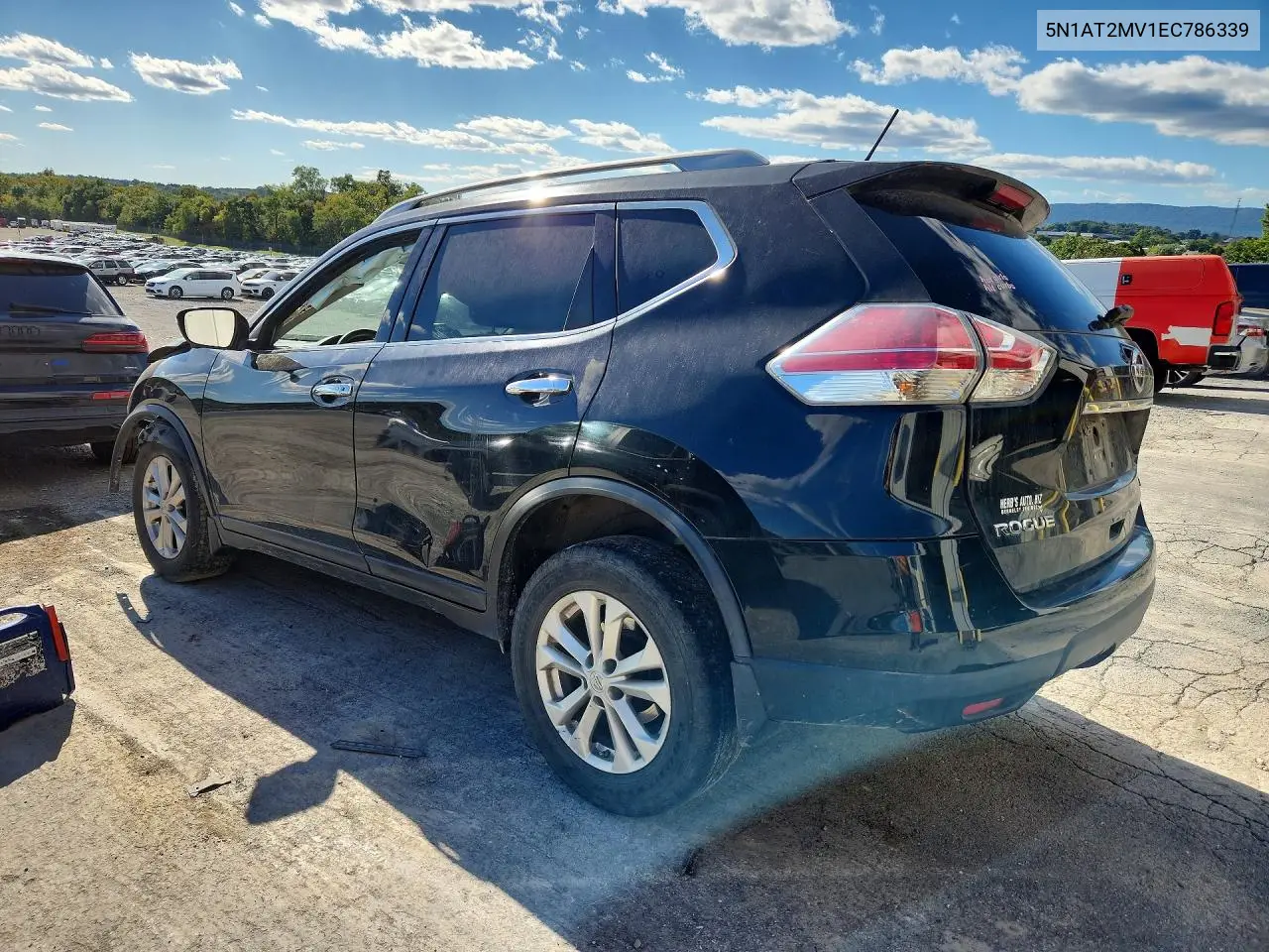 2014 NISSAN ROGUE VIN 5N1AT2MV1EC786339 — фото 2