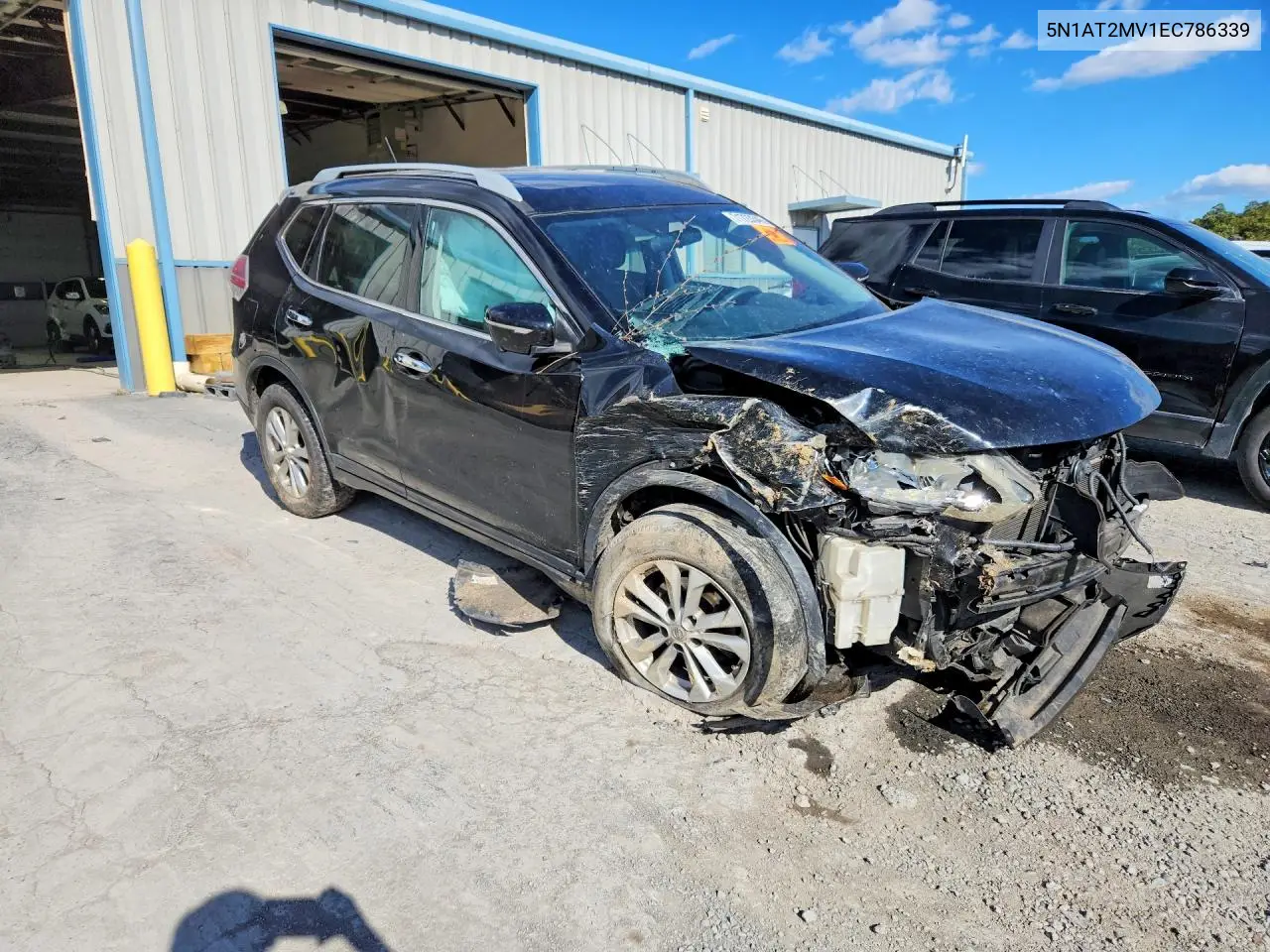 2014 NISSAN ROGUE VIN 5N1AT2MV1EC786339 — фото 4