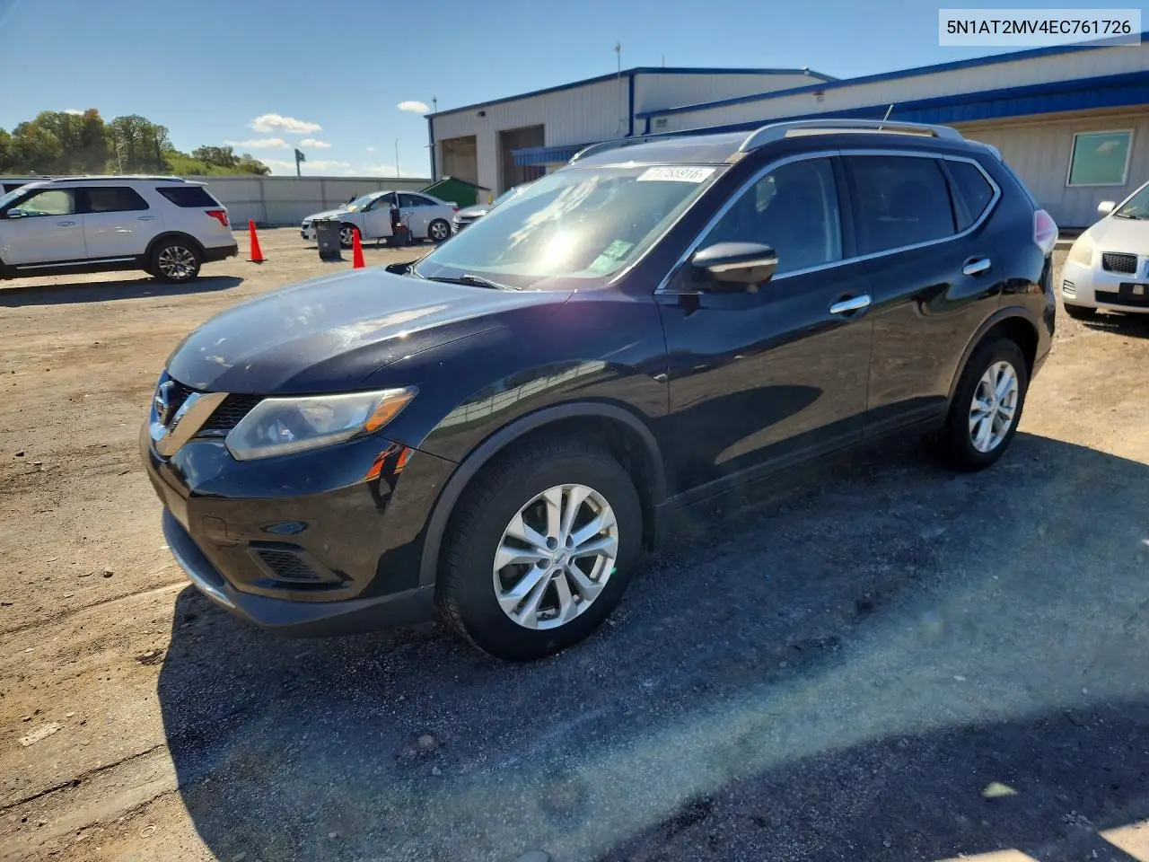 NISSAN ROGUE 2014, VIN 5N1AT2MV4EC761726