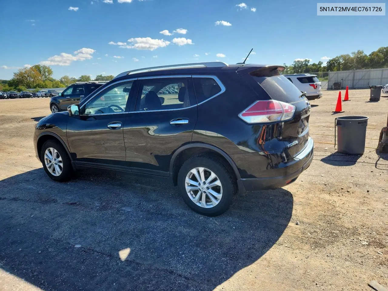 2014 NISSAN ROGUE VIN 5N1AT2MV4EC761726 — фото 2