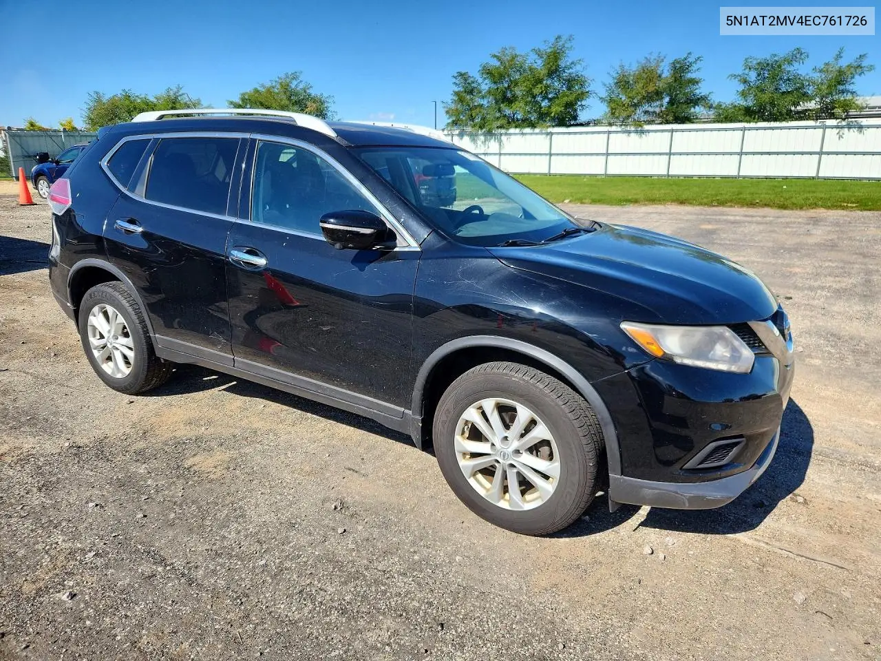 2014 NISSAN ROGUE VIN 5N1AT2MV4EC761726 — фото 4
